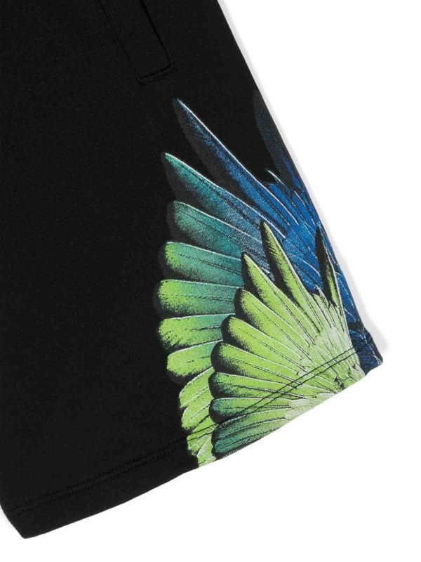 The Best Shops Marcelo Burlon County Of Milan: Trousers Shorts - Icon Sweatshorts