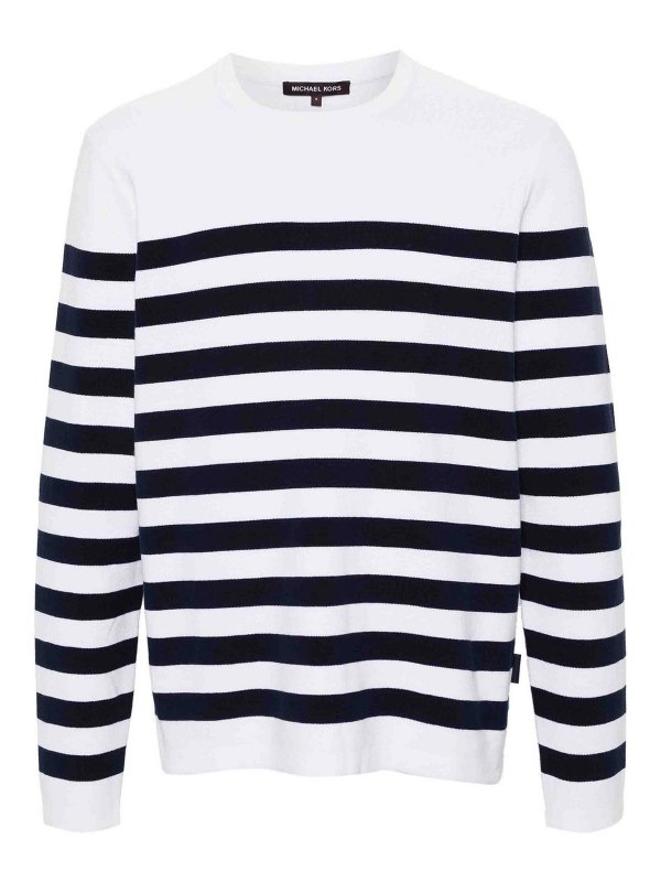 MICHAEL KORS: Pull col rond - Pull Col Rond - Bleu