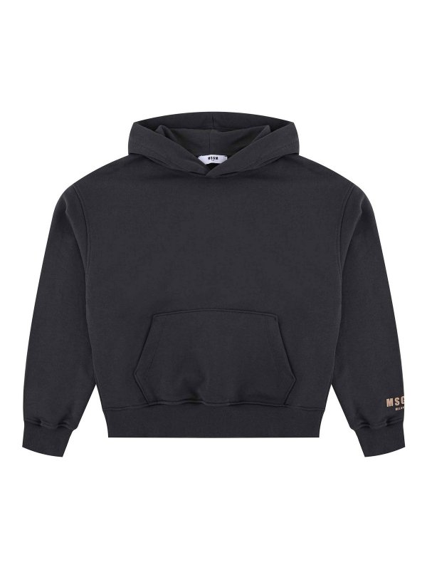 M.S.G.M. KIDS: Sudaderas y suéteres - Sudadera - Negro
