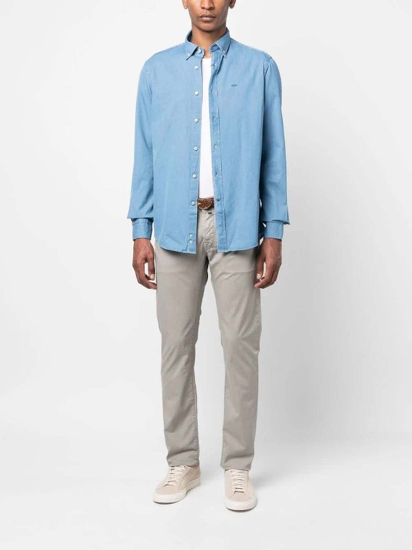 PAUL & SHARK: Chemises online - Chemise - Foncé Délavé