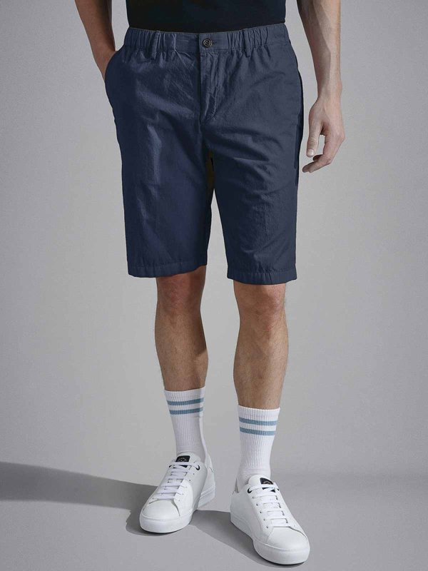 PAUL & SHARK: Trousers Shorts online - Bermuda With Drawstring In Ultra-L Cotton