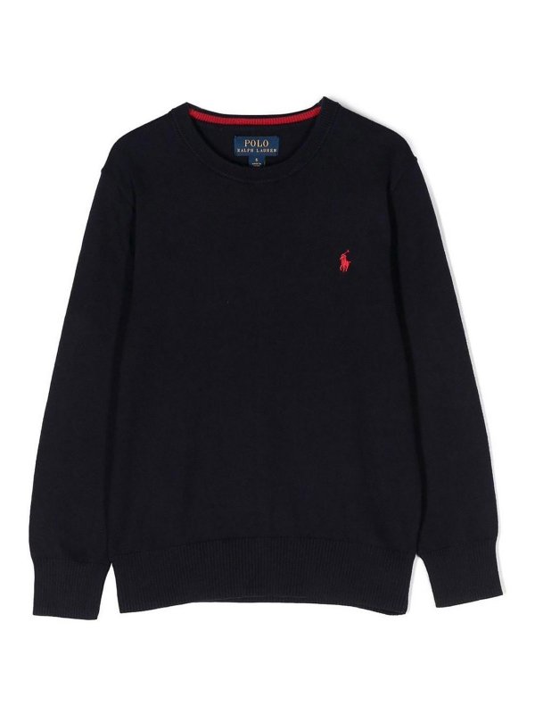 POLO RALPH LAUREN: Suéteres con cuello pico - Suéter Cuello Redondo - Negro