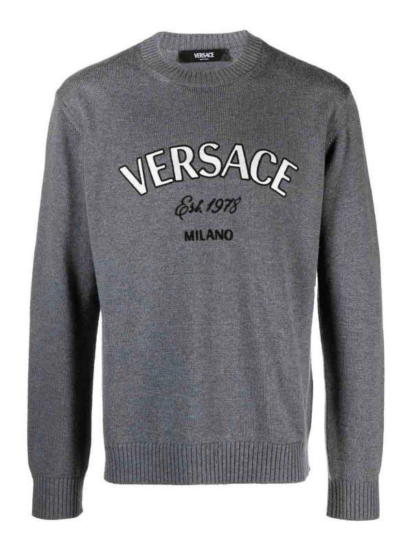 VERSACE: crew necks - Knit Sweater