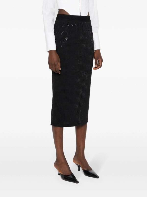 The Best Shops VERSACE JEANS: gonne al ginocchio  e longuette - Maglia Strass