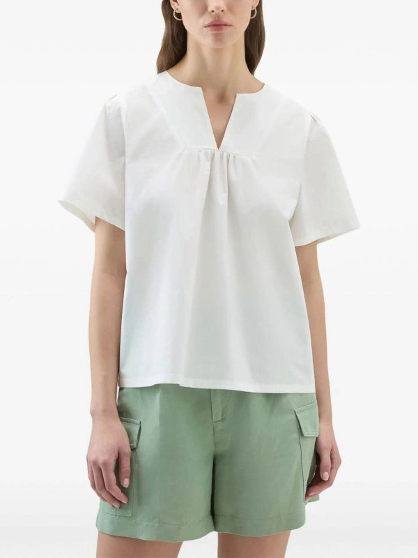The Best Shops WOOLRICH: blouses - Poplin Blouse