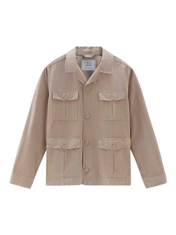 WOOLRICH: blazers - Safari Overshirt