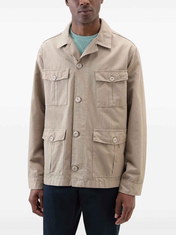 The Best Shops WOOLRICH: blazers - Safari Overshirt