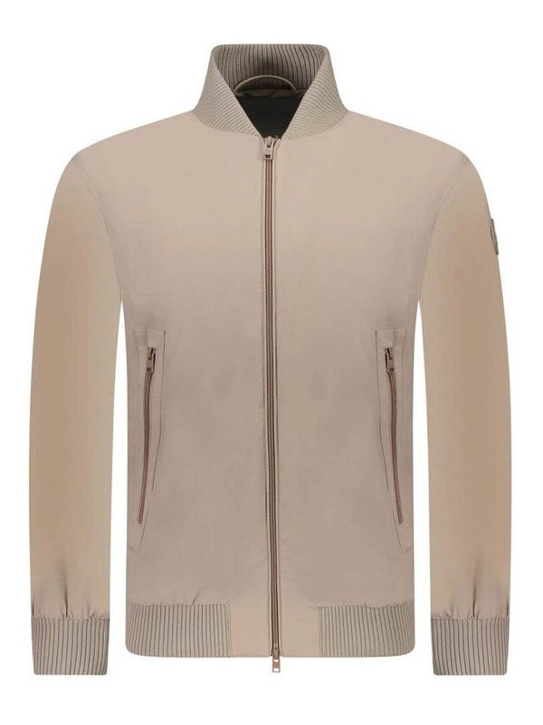 WOOLRICH: Bombers - Bomber - Gris Clair