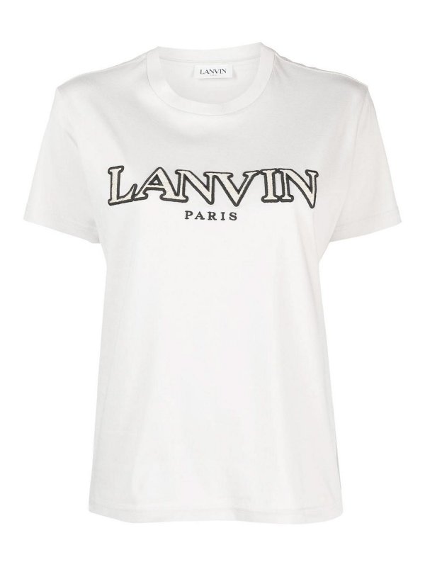 LANVIN: Tシャツ - Tシャツ - ベージュ