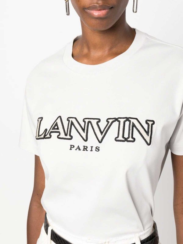 LANVIN: Tシャツ online - Tシャツ - ベージュ