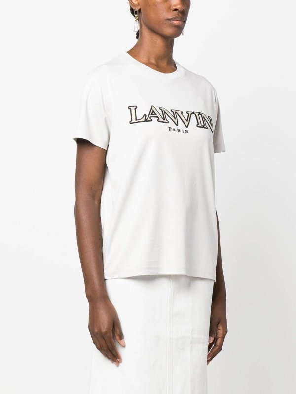 Tシャツ - ベージュ shop online: LANVIN