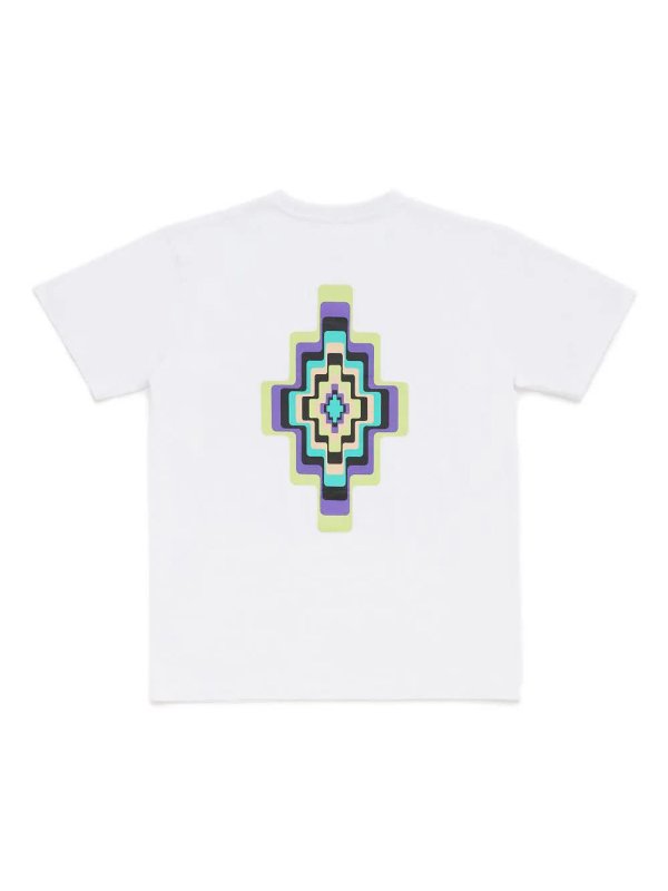 Marcelo Burlon County Of Milan: t-shirts online - Optical Cross Regular T-Shirt