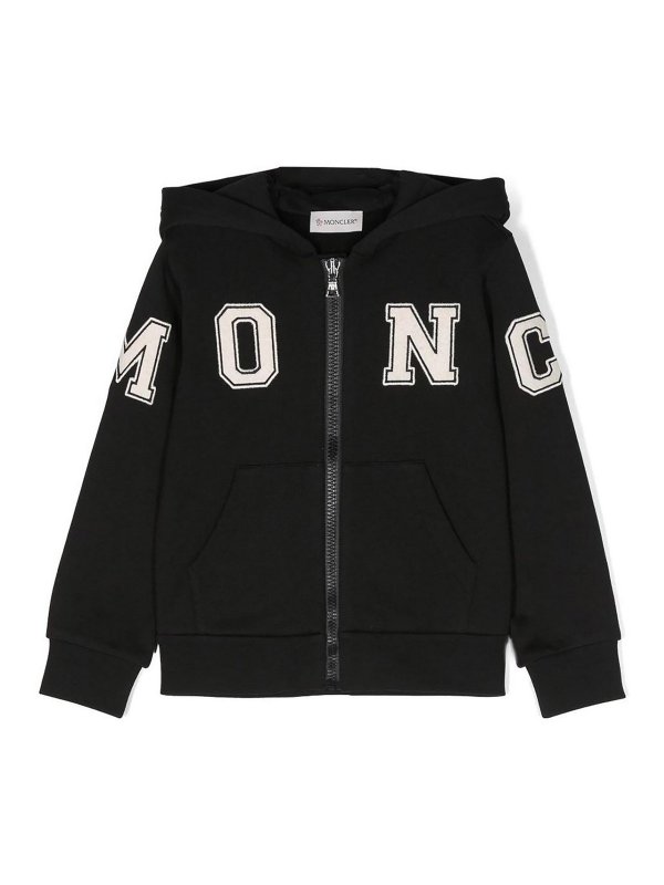 MONCLER: Sweatshirts und Pullover - Sweatshirt - Schwarz