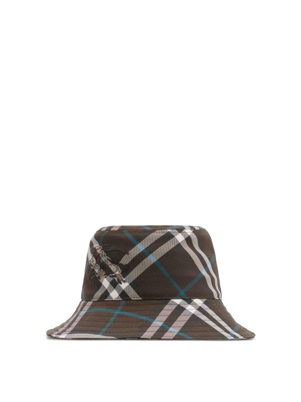 BURBERRY: hats & caps - Check Bucket