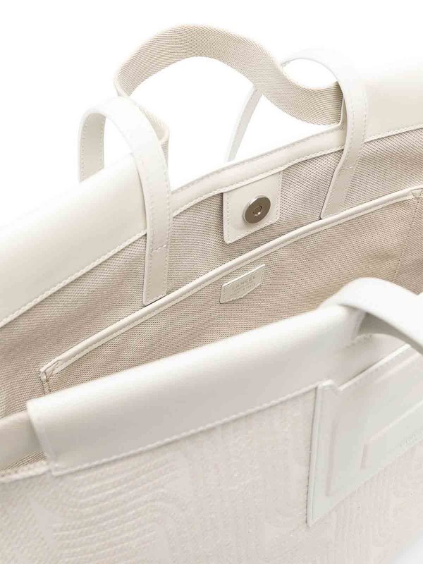 トートバッグ - クリーム shop online: LANCEL