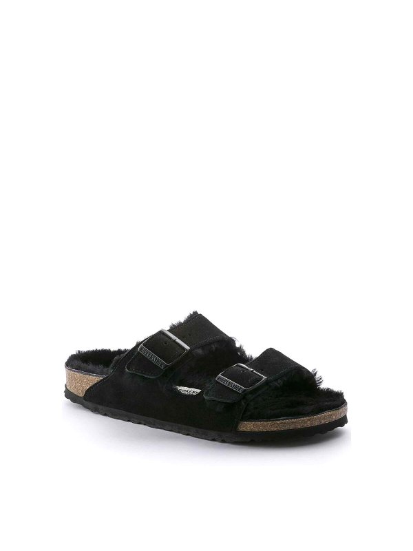 BIRKENSTOCK: サンダル - サンダル - 黒