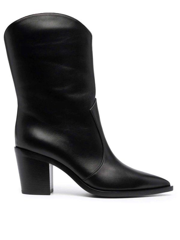 Gianvito Rossi: Bottines - Bottines - Noir