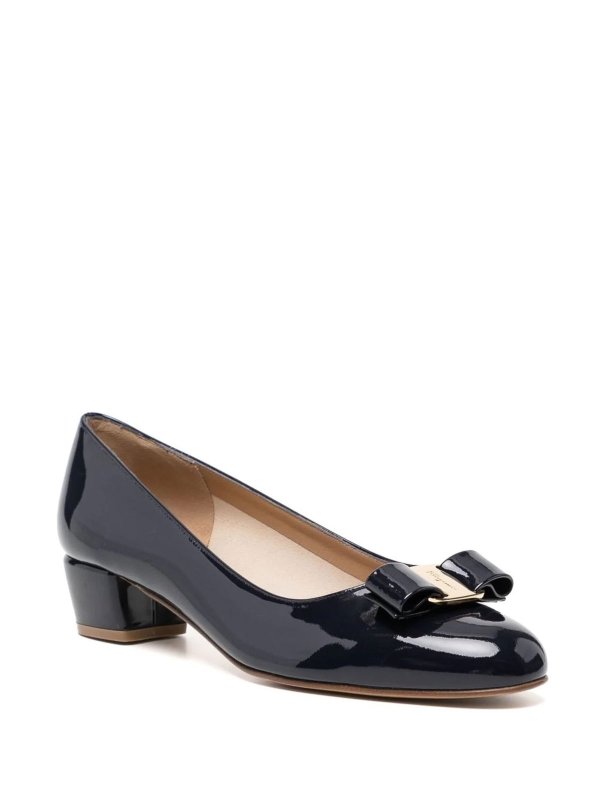 FERRAGAMO: court shoes online - Leather pumps