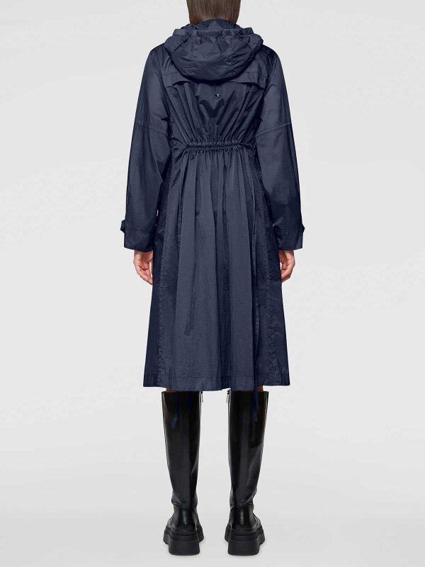 The Best Shops ADD: parkas - Navy Blue Long Parka