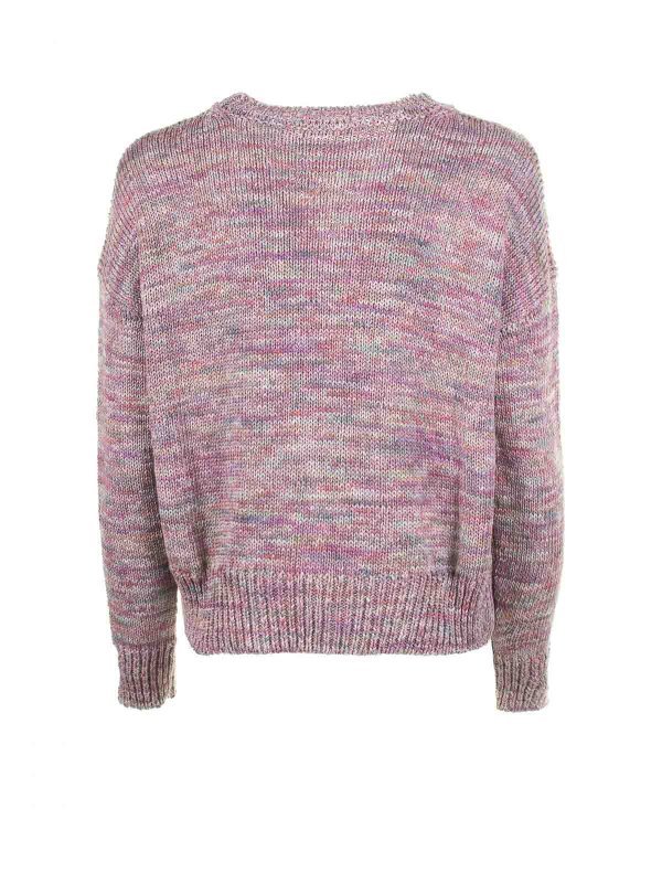 BASE: crew necks online - Pink Crew Neck Sweater