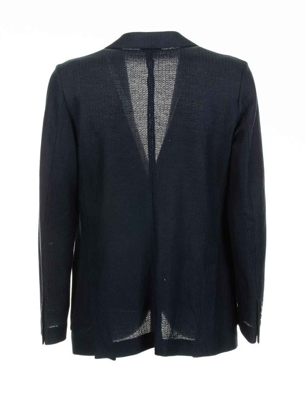 CIRCOLO 1901: blazers online - Navy Blue Single-breasted Jacket