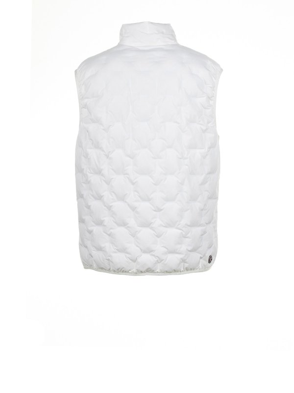 Colmar: giacche imbottite online - Gilet Colmar Bianco Trapuntato In Piuma