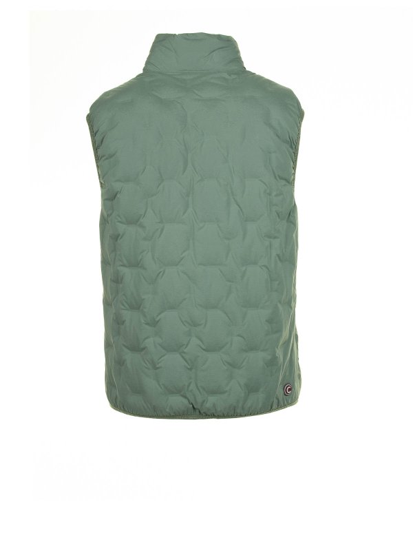 Colmar: padded jackets online - Colmar Gilet Verde Trapuntato In Piuma