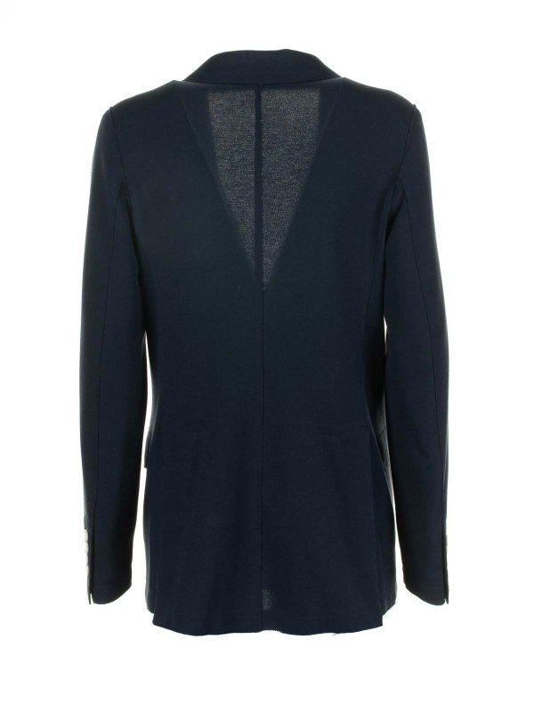 ジャケット ELEVENTY Women Jackets I80GIAF05TES0A16211 Blue Eleventy Single-breasted blue jacket - Blue