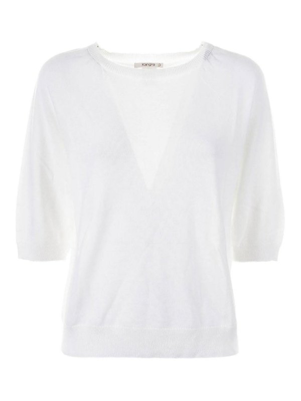 Kangra Cashmere: Camisetas - Camiseta - Blanco