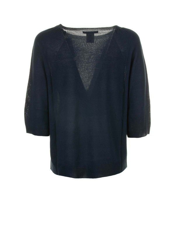 Kangra Cashmere: t-shirts online - Blue T-Shirt