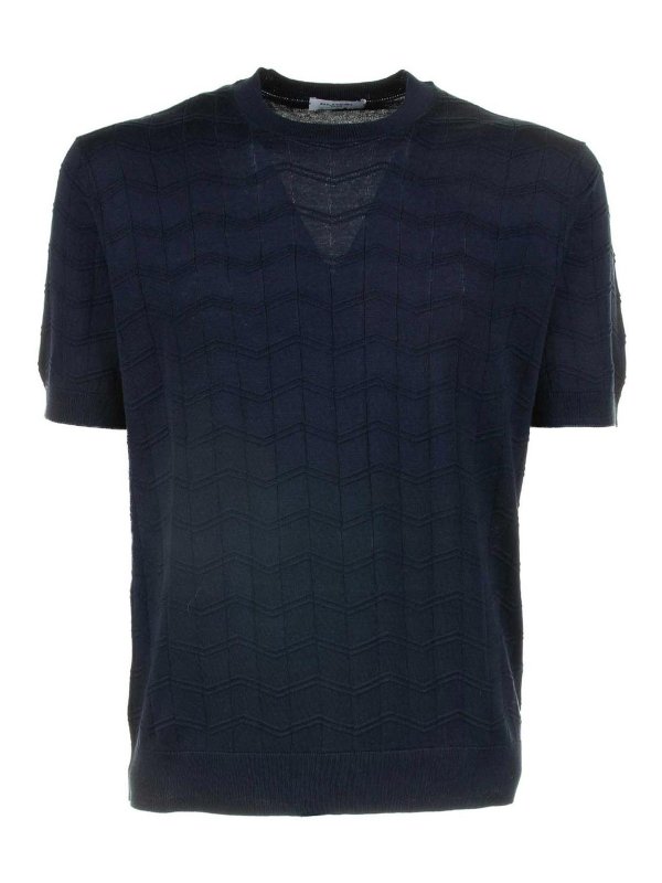 Paolo Pecora: Camisetas - Camiseta - Azul