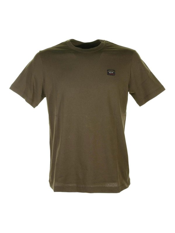 PAUL & SHARK: T-shirts - T-Shirt - Dunkelgrün