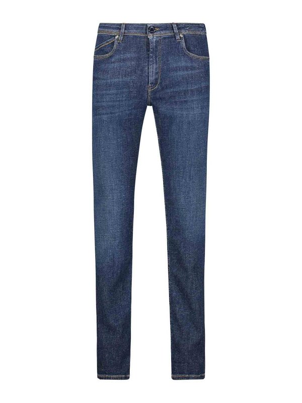 RE-HASH: bootcut jeans - Jeans Slim Fit In Denim Scuro