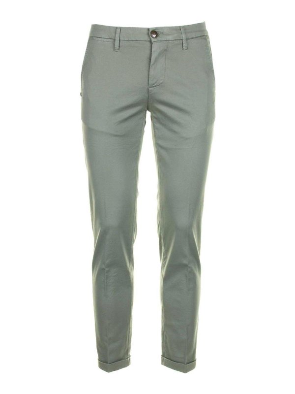 RE-HASH: casual trousers - Sage Green Chino Trousers