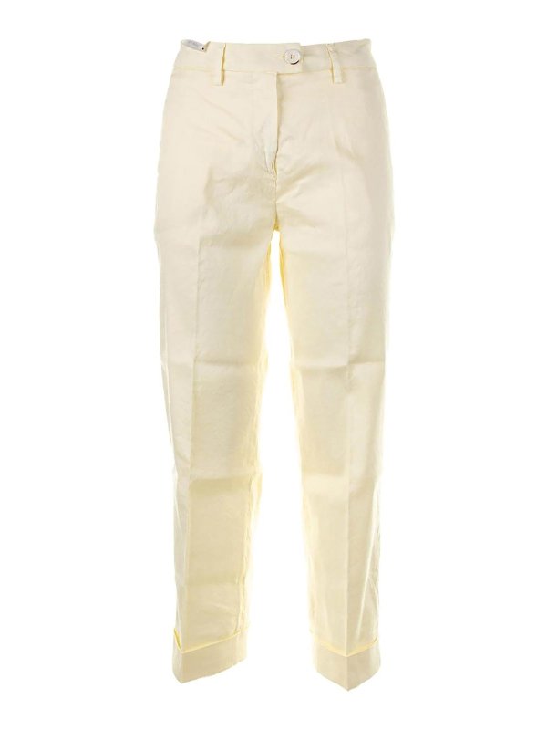 RE-HASH: pantaloni casual - Pantalone Chino Vaniglia