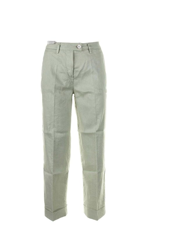 RE-HASH: Casual Hosen - Casual Hose - Grün