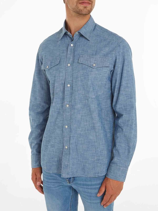 The Best Shops TOMMY HILFIGER: camicie - Camicia Indaco