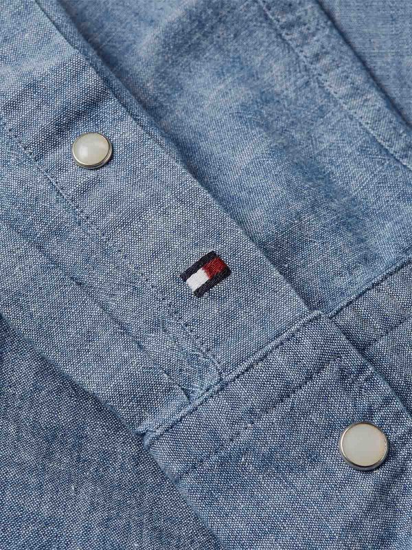 Camicia Indaco shop online: TOMMY HILFIGER