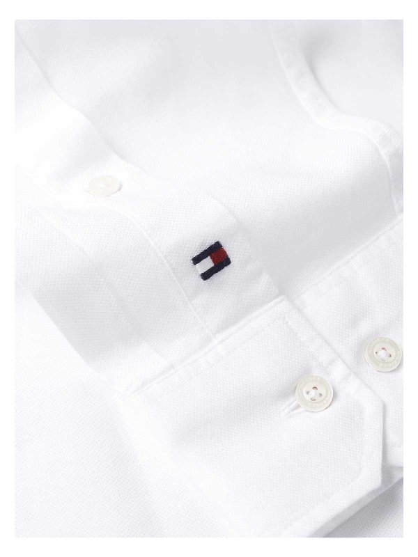 Regular Fit Shirt In Dobby Fabric shop online: TOMMY HILFIGER