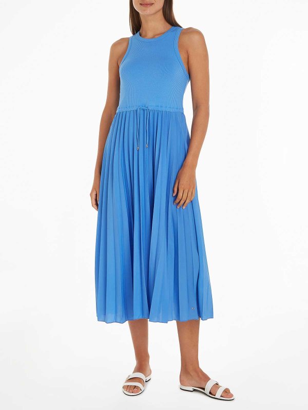 The Best Shops TOMMY HILFIGER: abiti al ginocchio - Vestito  Midi Smanicato