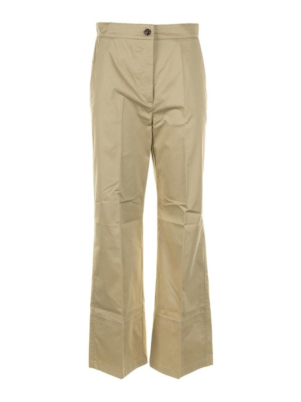 MARELLA: casual trousers - High Waist Wide Leg Trousers