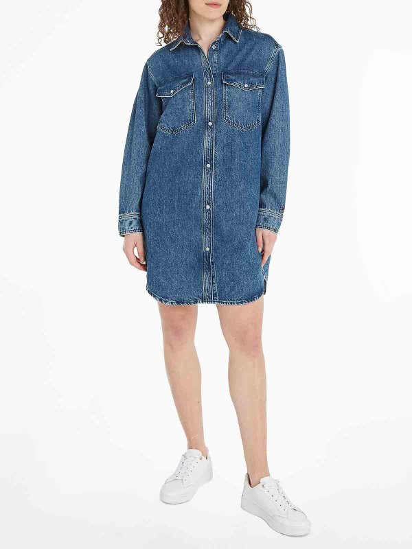 The Best Shops TOMMY HILFIGER: Hemden - Hemd - Dunkles Jeansblau