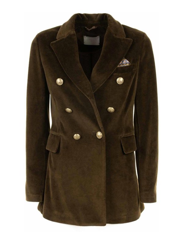 CIRCOLO 1901: Vestes casuals - Veste Casual - Marron