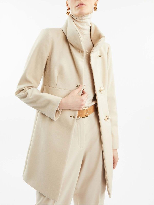 The Best Shops FAY: short coats - Virgin coat in soft wool