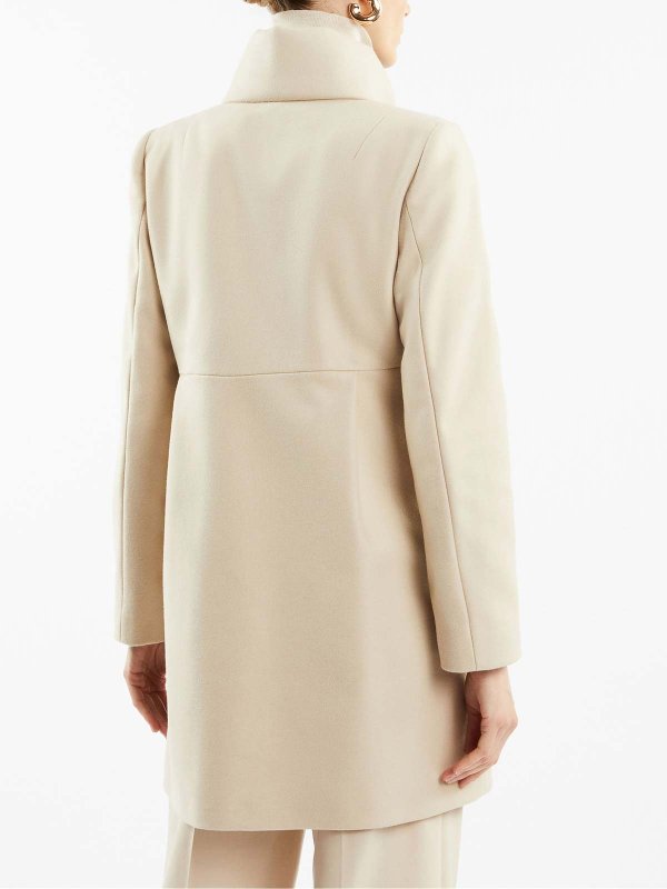 Virgin coat in soft wool shop online: FAY