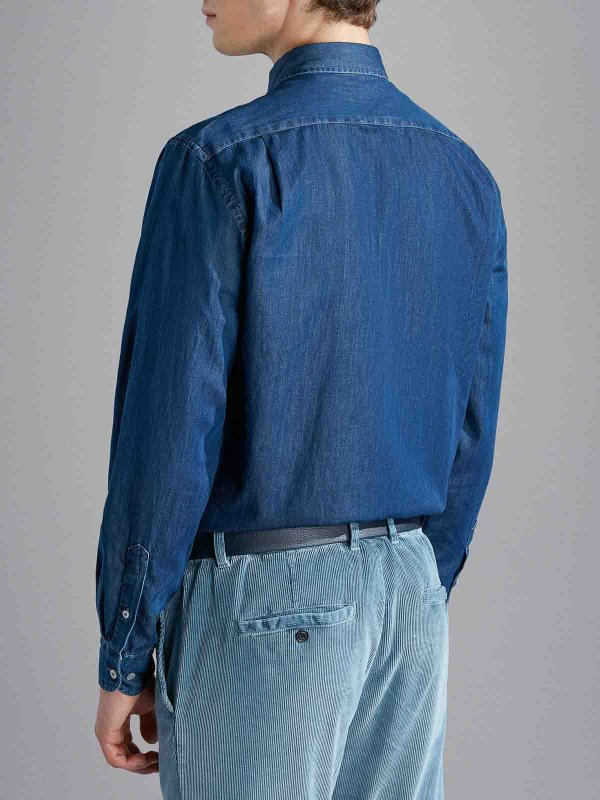 The Best Shops PAUL & SHARK: camicie - Camicia Uomo In Denim