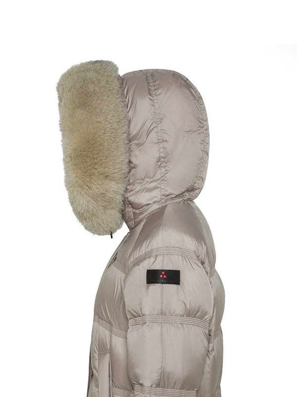 PEUTEREY: padded jackets online - Beige Takan Puffer Down Jacket