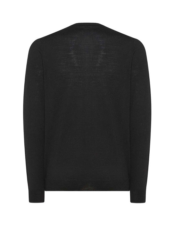 SEVENTY: Strickpullover mit Rundhalsausschnitt online - Rundhalspullover - Schwarz