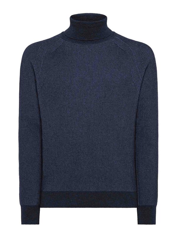 SEVENTY: Rollkragenpullover  und Polo-Ausschnitt - Rollkragenpullover - Blau