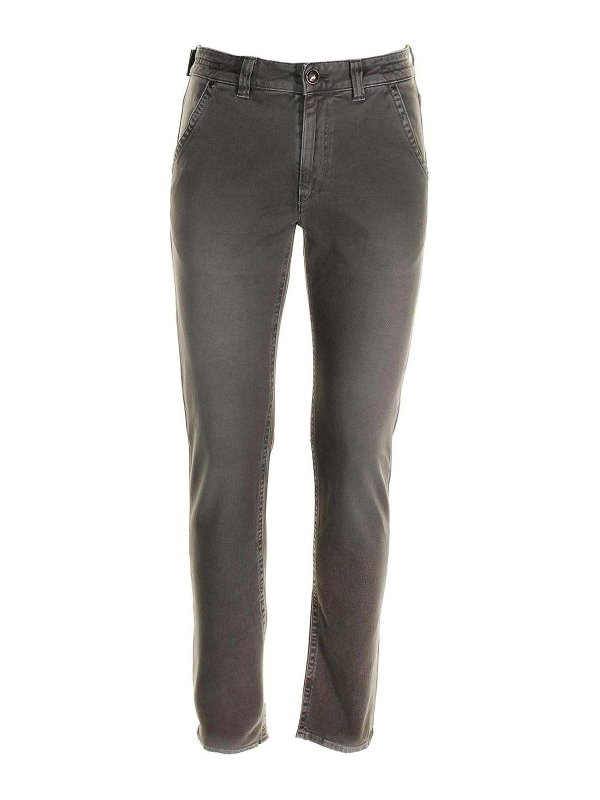 BARMAS: ブーツカットジーンズ - ブーツカットジーンズ - グレー